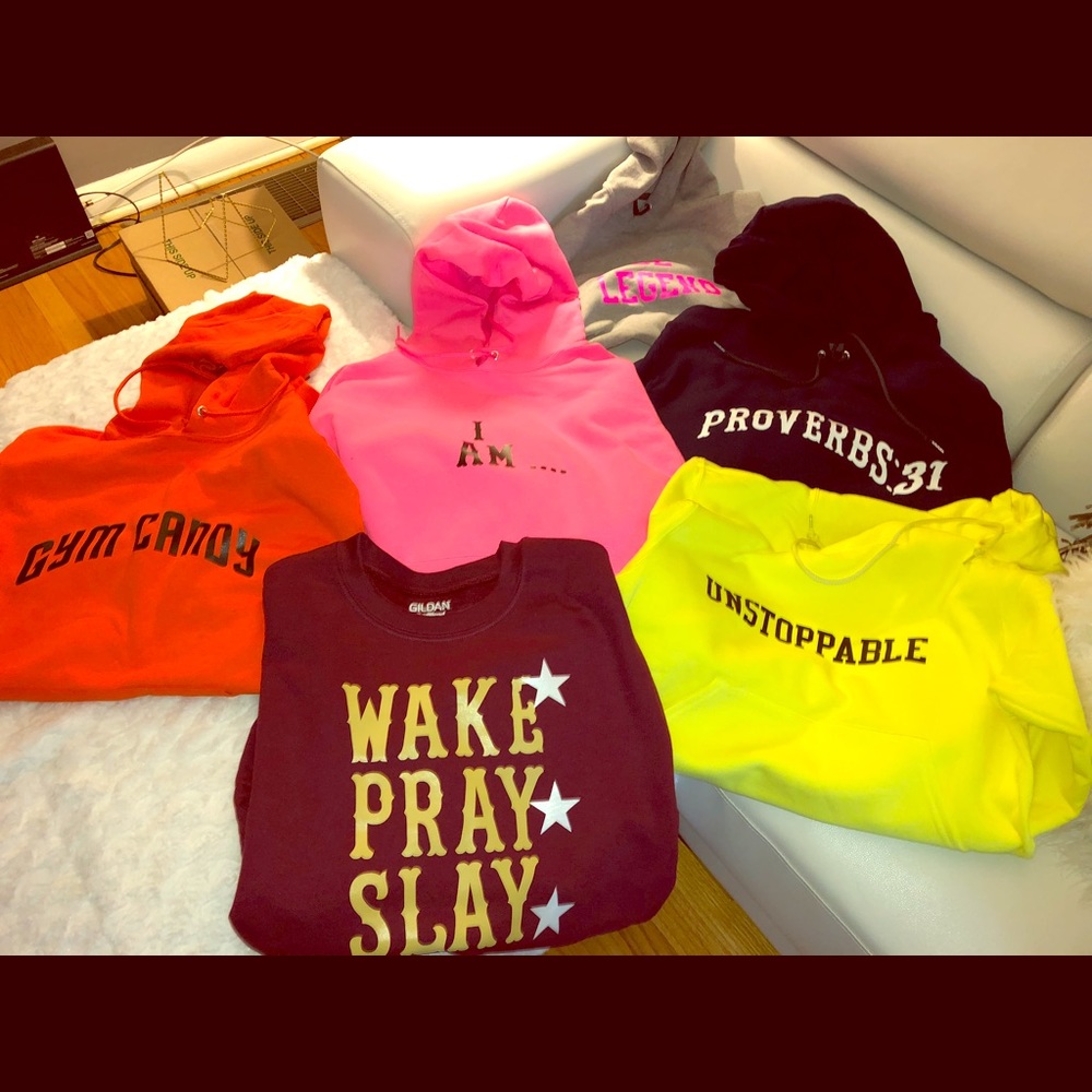 Customize Hoodie! Any quote, Size, colors.